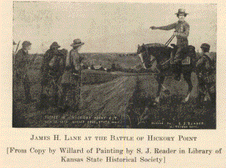 James H. Lane at the Battle of Hickory Point