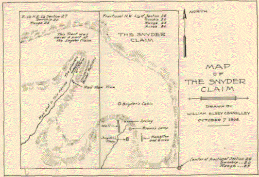 Map of the
Snyder Claim