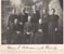 Hans T. Peterson and family Top Row: Mrs. Lena S. Nelson, H. P. Peterson, Charles A. Peterson, Mrs. Selma A. Hven, Mrs. Emma C. Nelson; Bottom Row: Mrs. Hannah Dahlquist, Hans T. Peterson and wife Mrs. Catherine Peterson