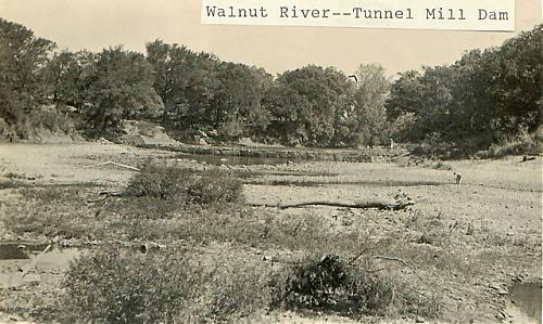 Walnut River Dam, El Dorado, Kansas.