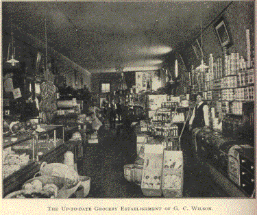 GROCERY ESTABLISHMENT OF G. C. WILSON.