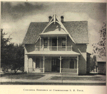 CONCORDIA RESIDENCE OF COMMISSIONER S. B. PRICE.