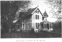 Residence of Senator F. H. Quincy.